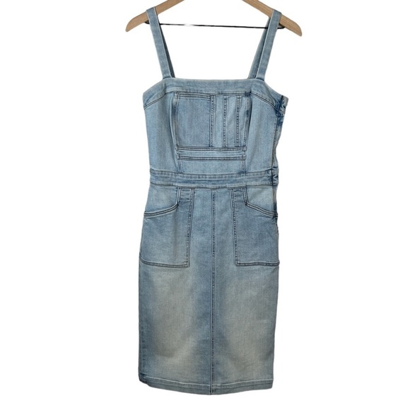 Mother Denim Pocket Hustler Overall Dress - Picture 1 of 7